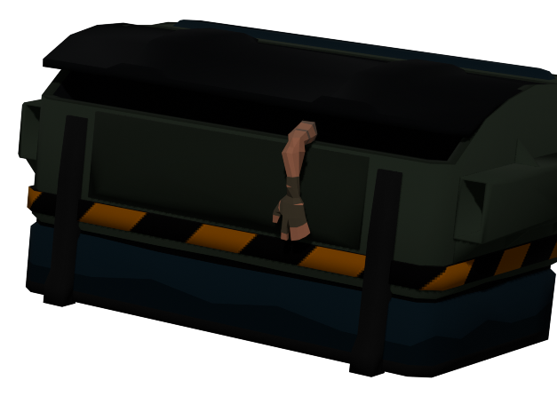 Search the dumpster