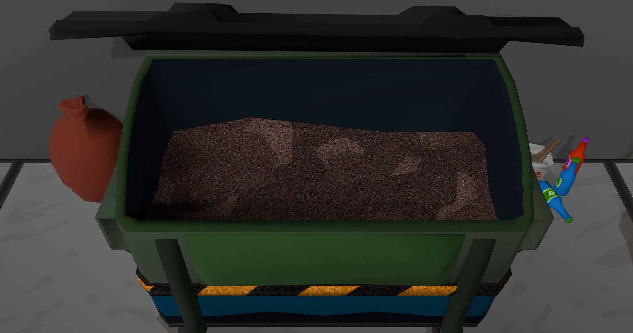 Dumpster background