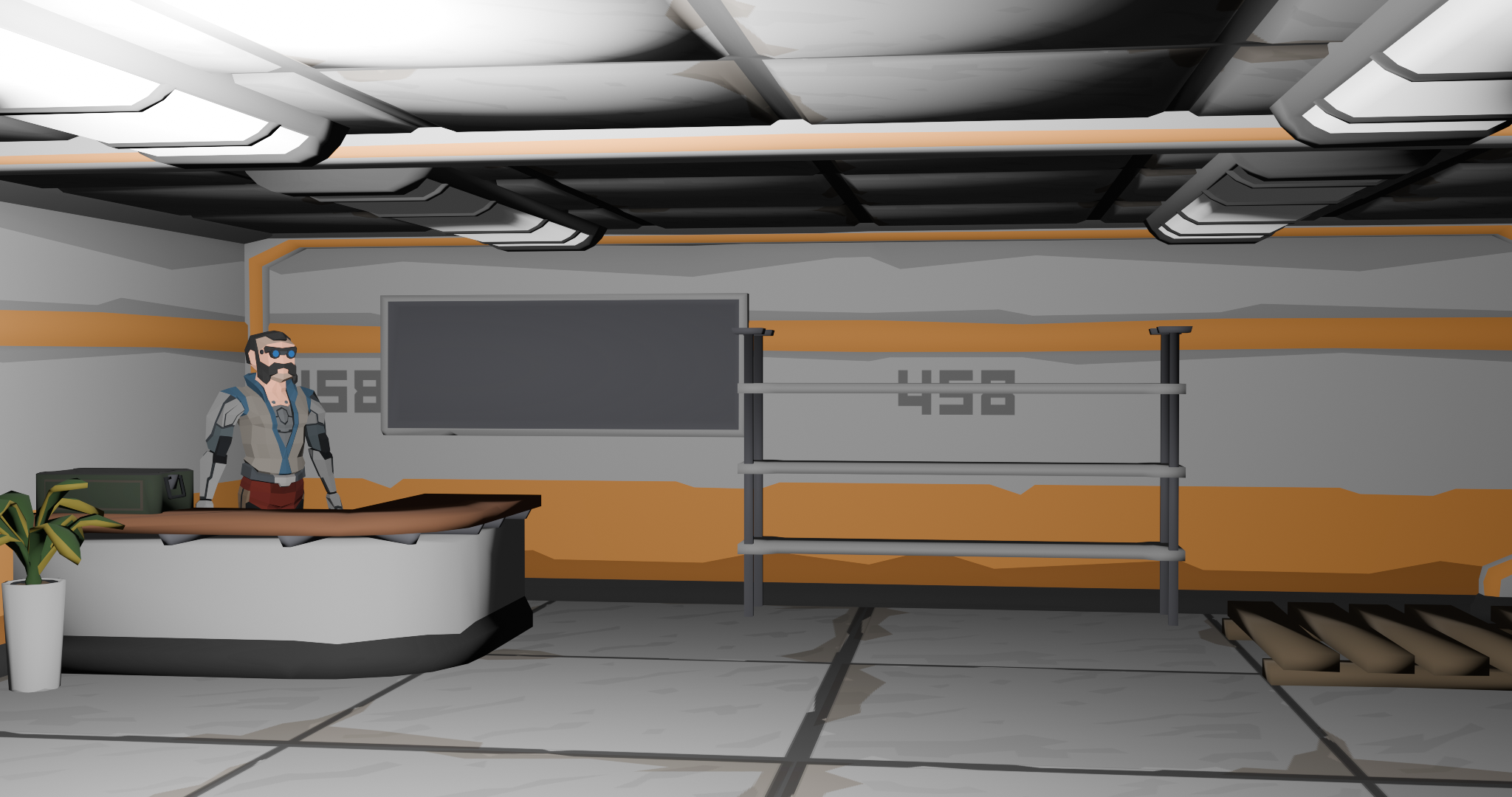 Grift city square Background