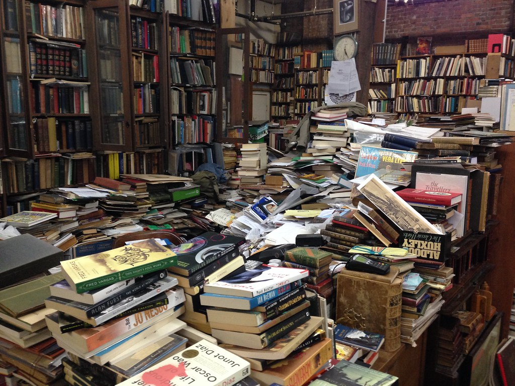 A pile of mysterious books